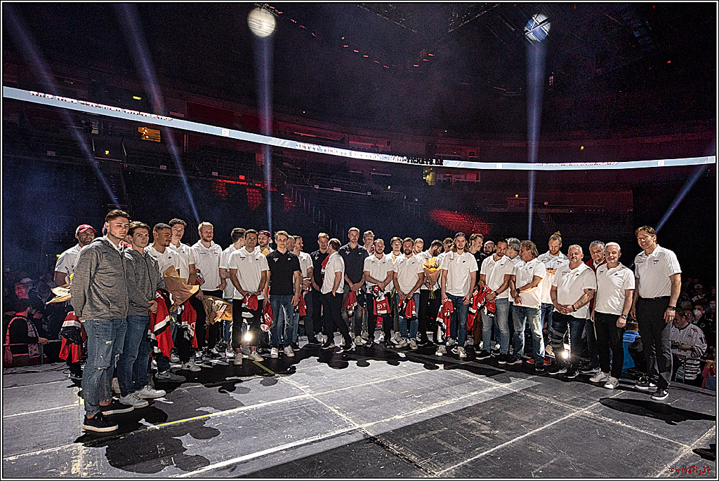 Koelner Haie Abschiedsfeier; Koeln, 22.04.2022